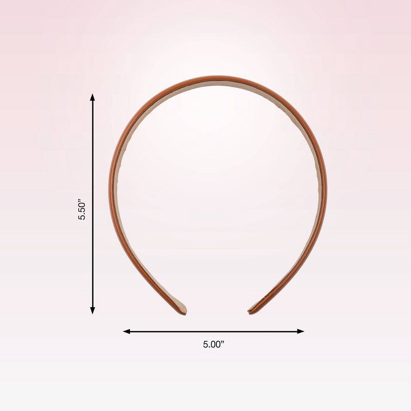 slide 3 of 6, scunci scünci Thin Microsuede Headbands - Neutrals - All Hair - 4pcs, 4 ct