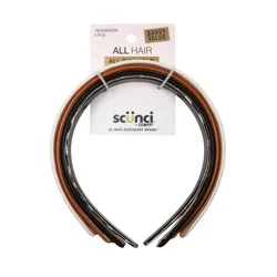 scunci scünci Thin Microsuede Headbands - Neutrals - All Hair - 4pcs