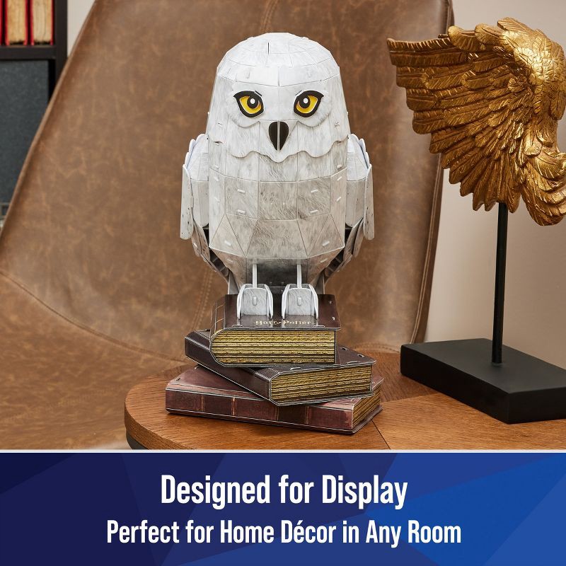 slide 5 of 9, 4D BUILD - Harry Potter Hedwig Model Kit Puzzle 118pc, 118 ct