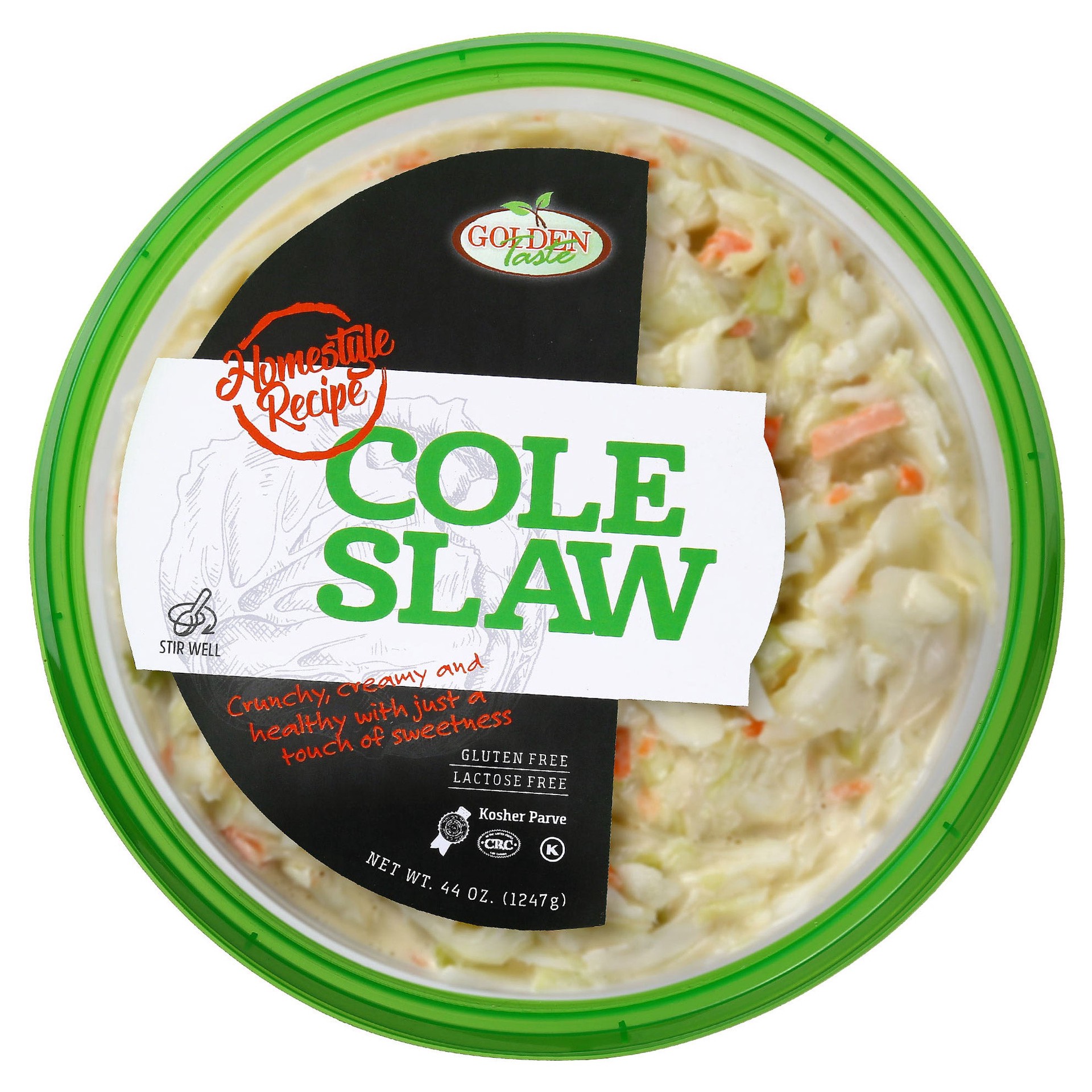 slide 1 of 2, Golden Taste Homestyle Recipe Cole Slaw, 44 oz, 