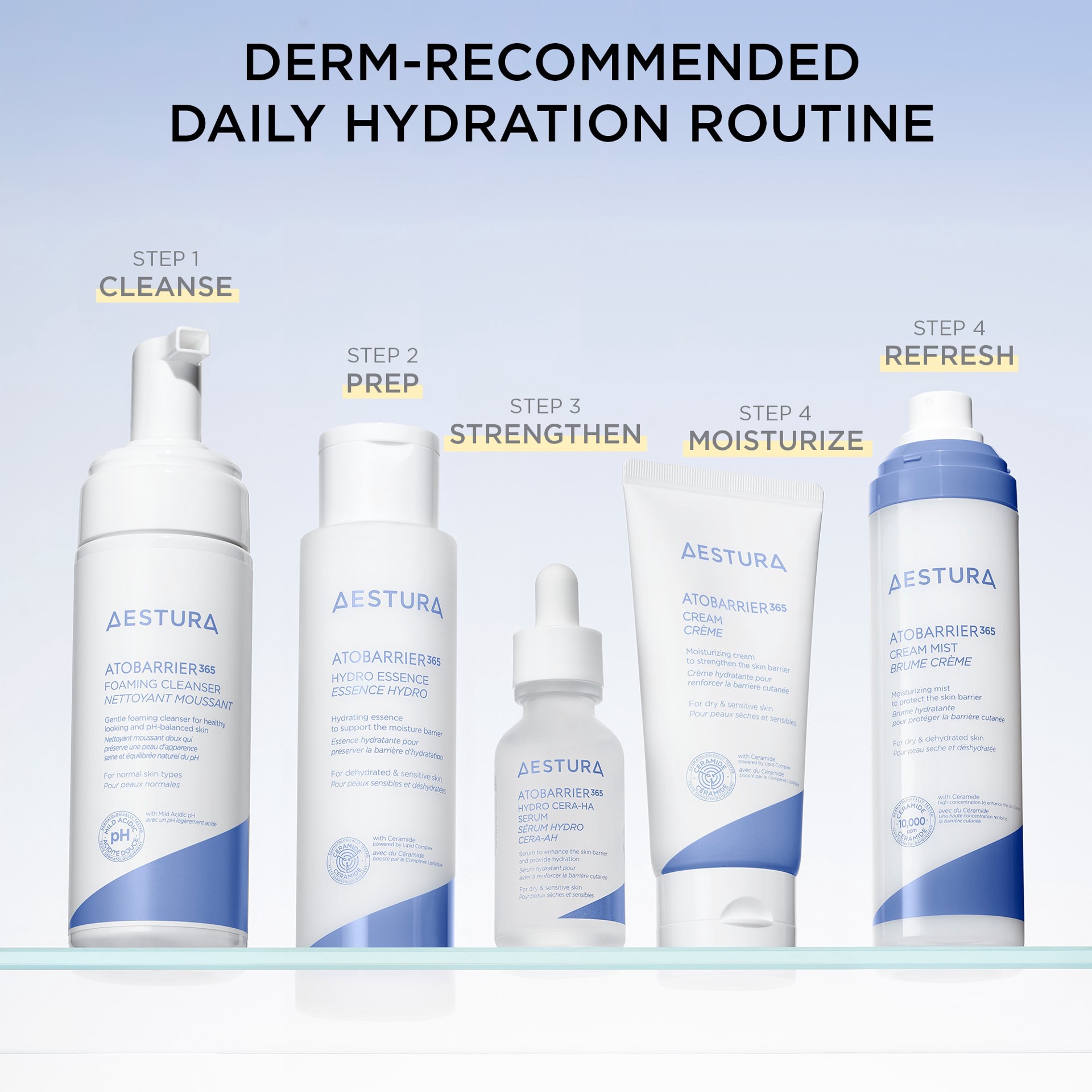 slide 8 of 9, AESTURA ATOBARRIER365 Hydro Essence with Hydrating Amino Acids for Skin Moisture Barrier Repair 6.76 oz / 200 mL, 6.76 oz / 200 ml