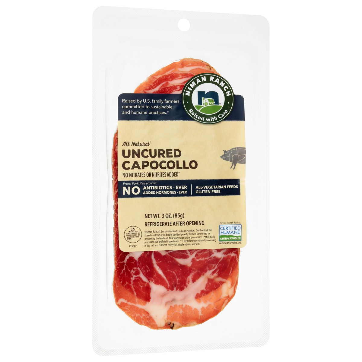 slide 13 of 14, Niman Ranch All Natural Uncured Capocollo 3 oz, 3 oz
