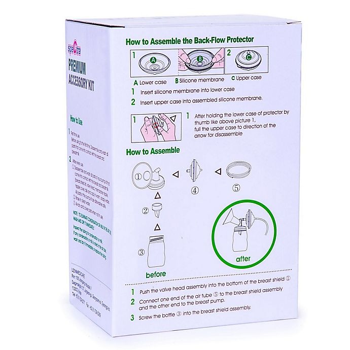 slide 3 of 3, Spectra Baby USA Spectra Premium Breast Pump Accessory KIT, 1 ct