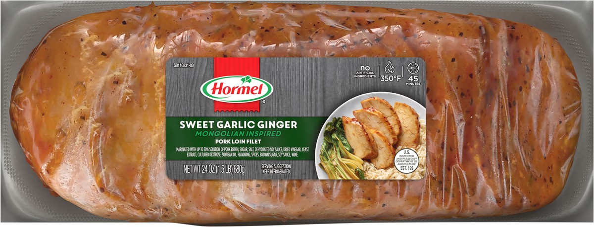slide 7 of 12, Hormel Garlic Ginger Pork Loin Filet - 24 Oz, 24 oz