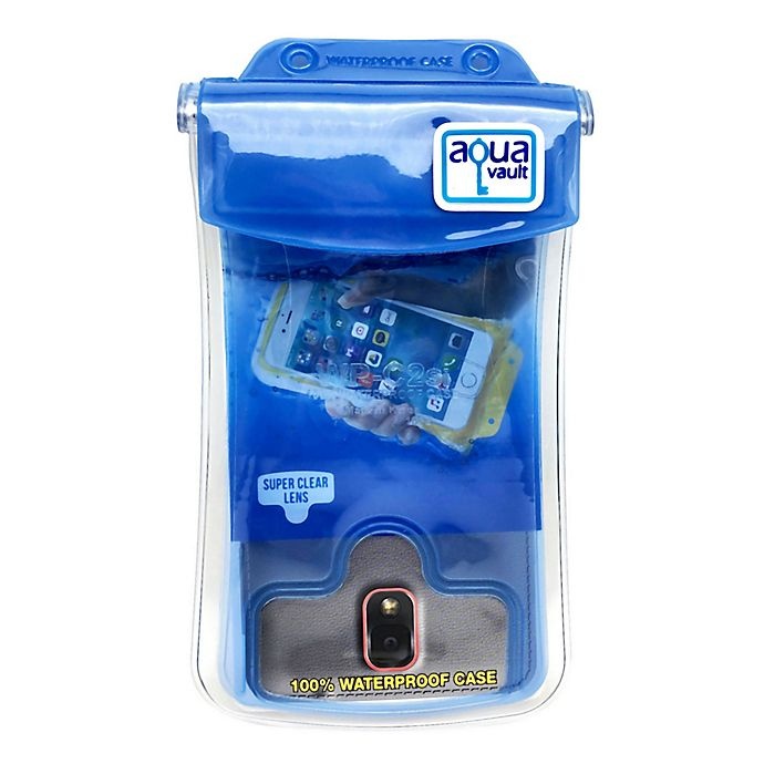 Aquavault Waterproof Phone Pouch Blue 1 ct Shipt