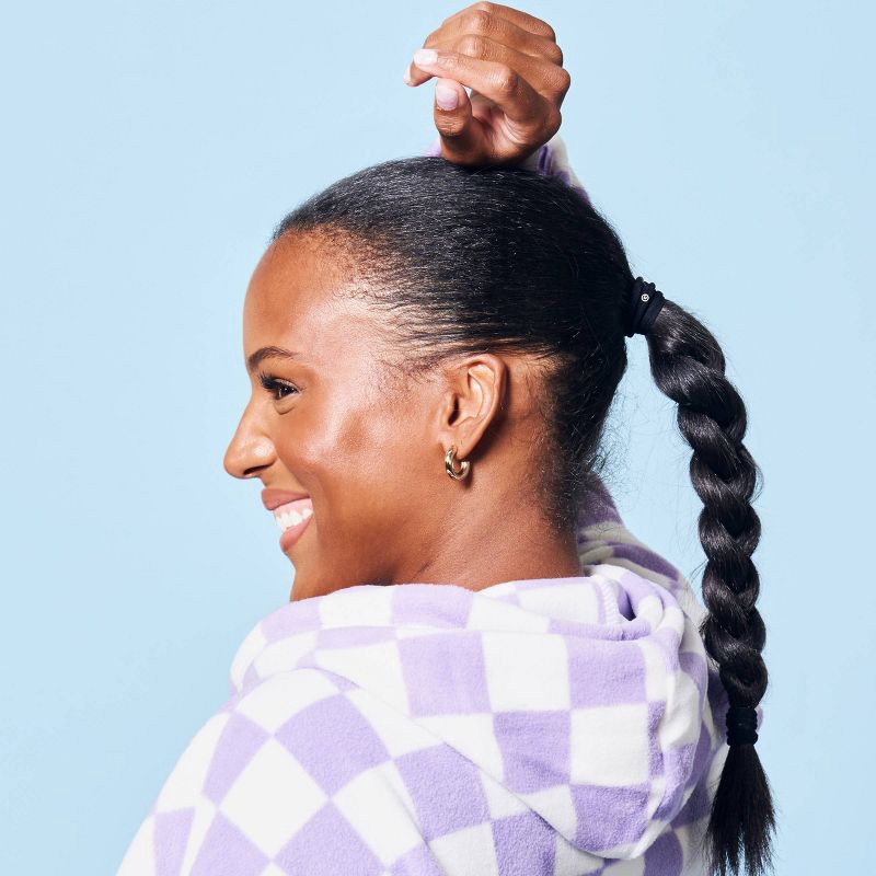 slide 6 of 6, Gimme Beauty Premium Hair Tie Bands - Black - 6ct, 6 ct