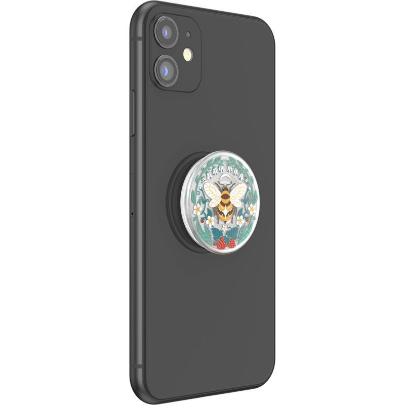 slide 4 of 5, PopSockets PlantCore Cell Phone Grip & Stand - Bee Boho, 1 ct