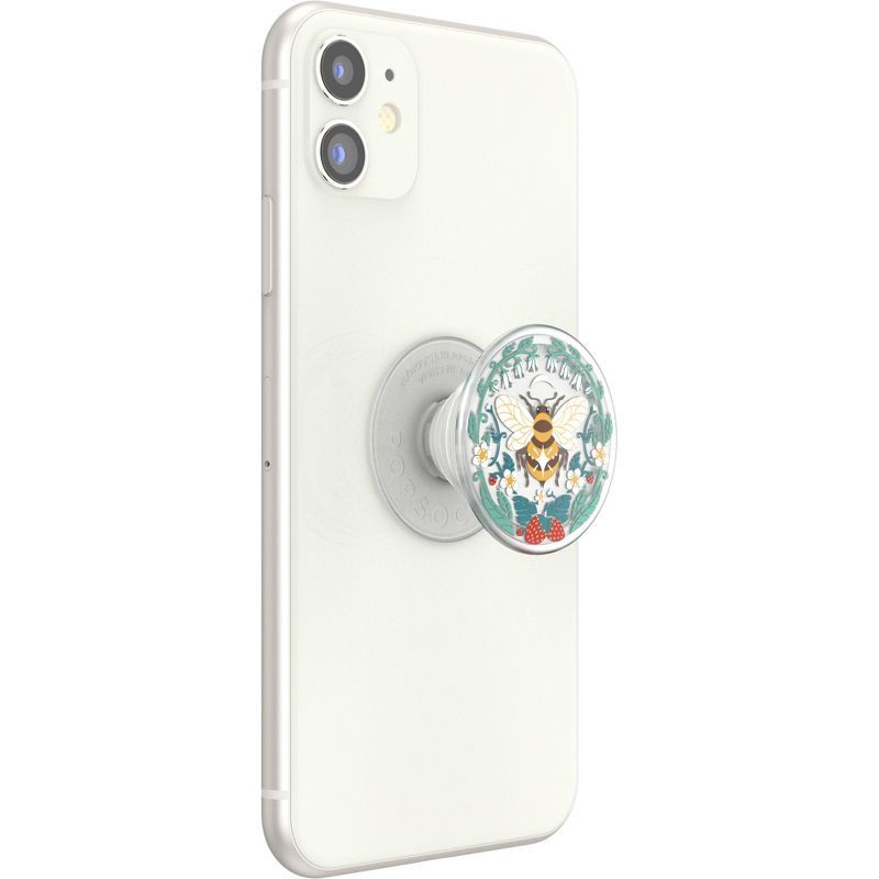 slide 5 of 5, PopSockets PlantCore Cell Phone Grip & Stand - Bee Boho, 1 ct