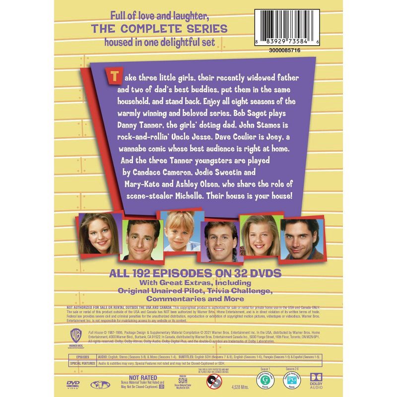 slide 3 of 3, Warner Home Video Full House: The Complete Series (DVD), 1 ct