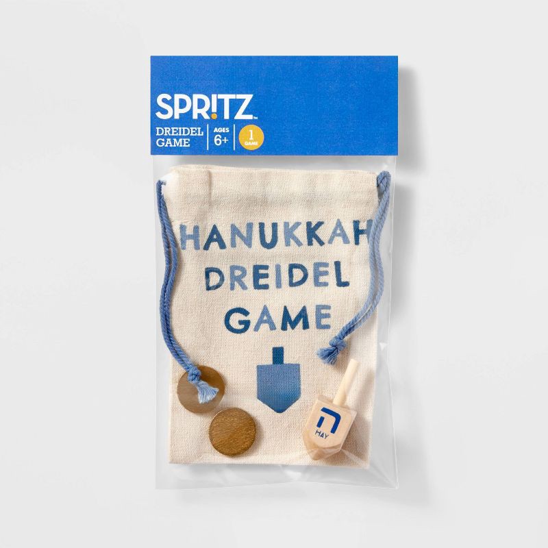 slide 3 of 3, 24pc Hanukkah Dreidel Game Party Kit - Spritz™, 24 ct