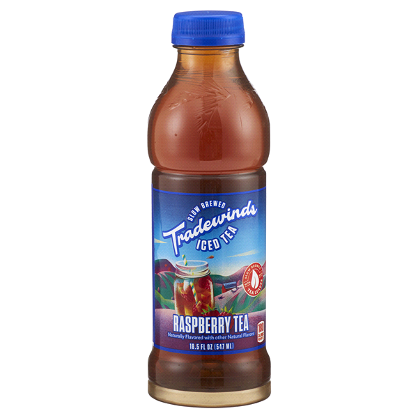 slide 1 of 1, Tradewinds Raspberry Tea, 18.5 oz