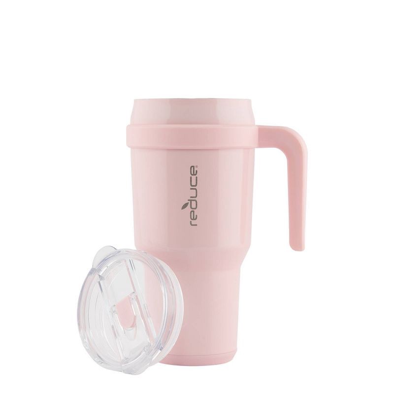 slide 3 of 9, Reduce 40oz Cold1 Vacuum Insulated Stainless Steel Straw Tumbler Mug Cotton Candy: BPA-Free, Dishwasher-Safe, Flip-Top Lid, 40 oz