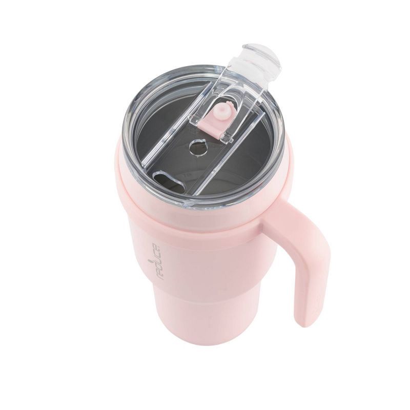 slide 6 of 9, Reduce 40oz Cold1 Vacuum Insulated Stainless Steel Straw Tumbler Mug Cotton Candy: BPA-Free, Dishwasher-Safe, Flip-Top Lid, 40 oz