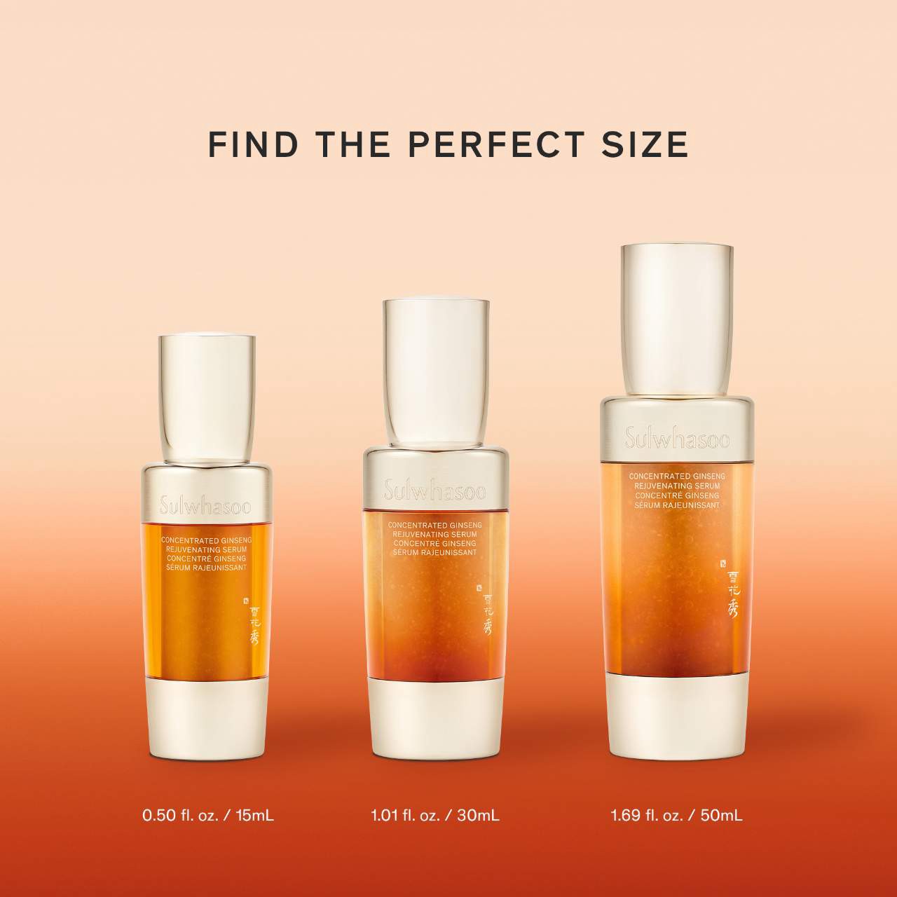 slide 10 of 11, Sulwhasoo Mini Concentrated Ginseng Rejuvenating Serum for Anti-Aging 0.5 fl. oz. / 15 mL, 0.5 fl. oz. / 15 ml