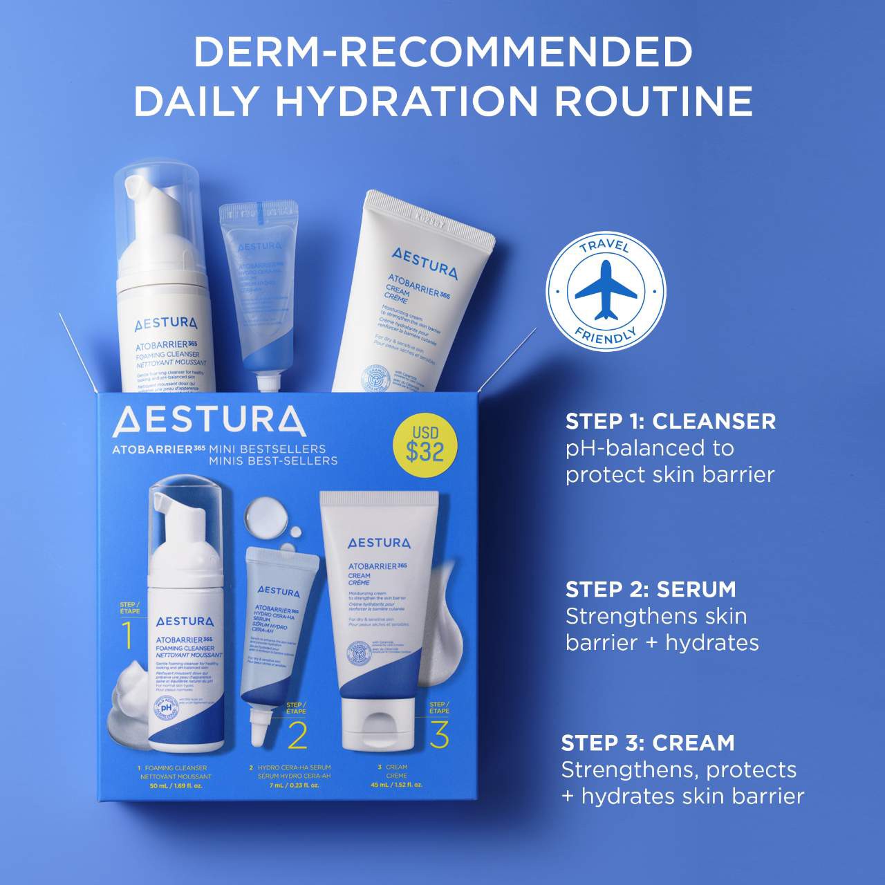 slide 2 of 7, AESTURA ATOBARRIER365 Mini Hydrating Best Sellers Kit, 1 ct