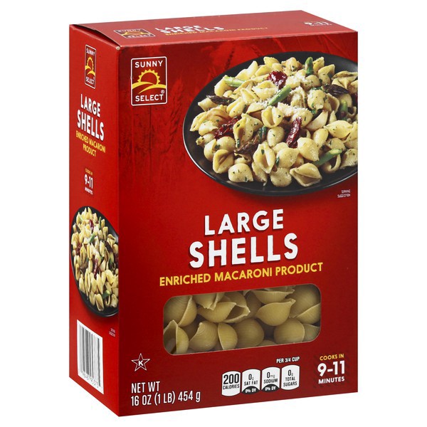 slide 1 of 1, Sunny Select, Shells, Large, 16 oz