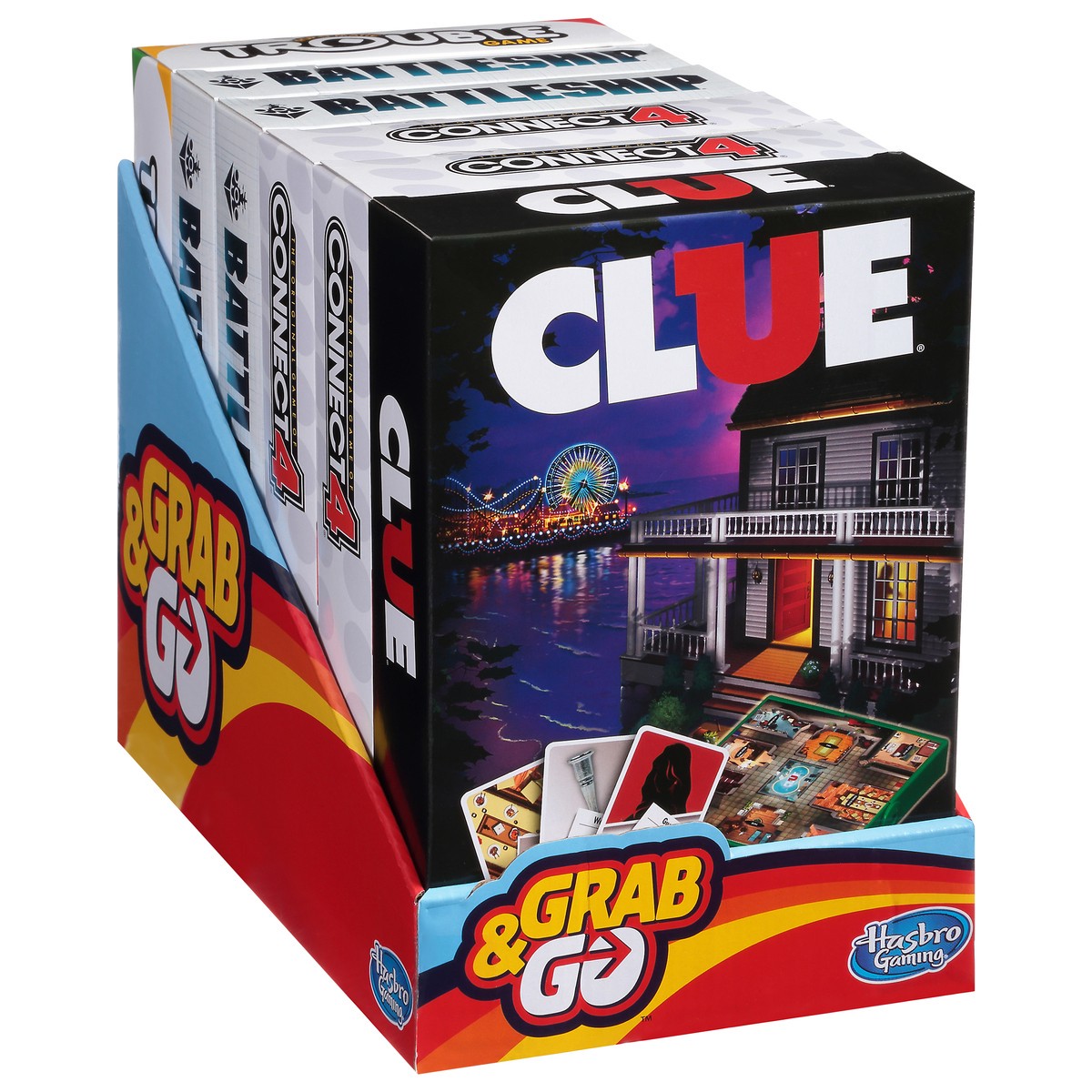 slide 3 of 9, Hasbro Gaming Grab & Go, Clue, 1 ct