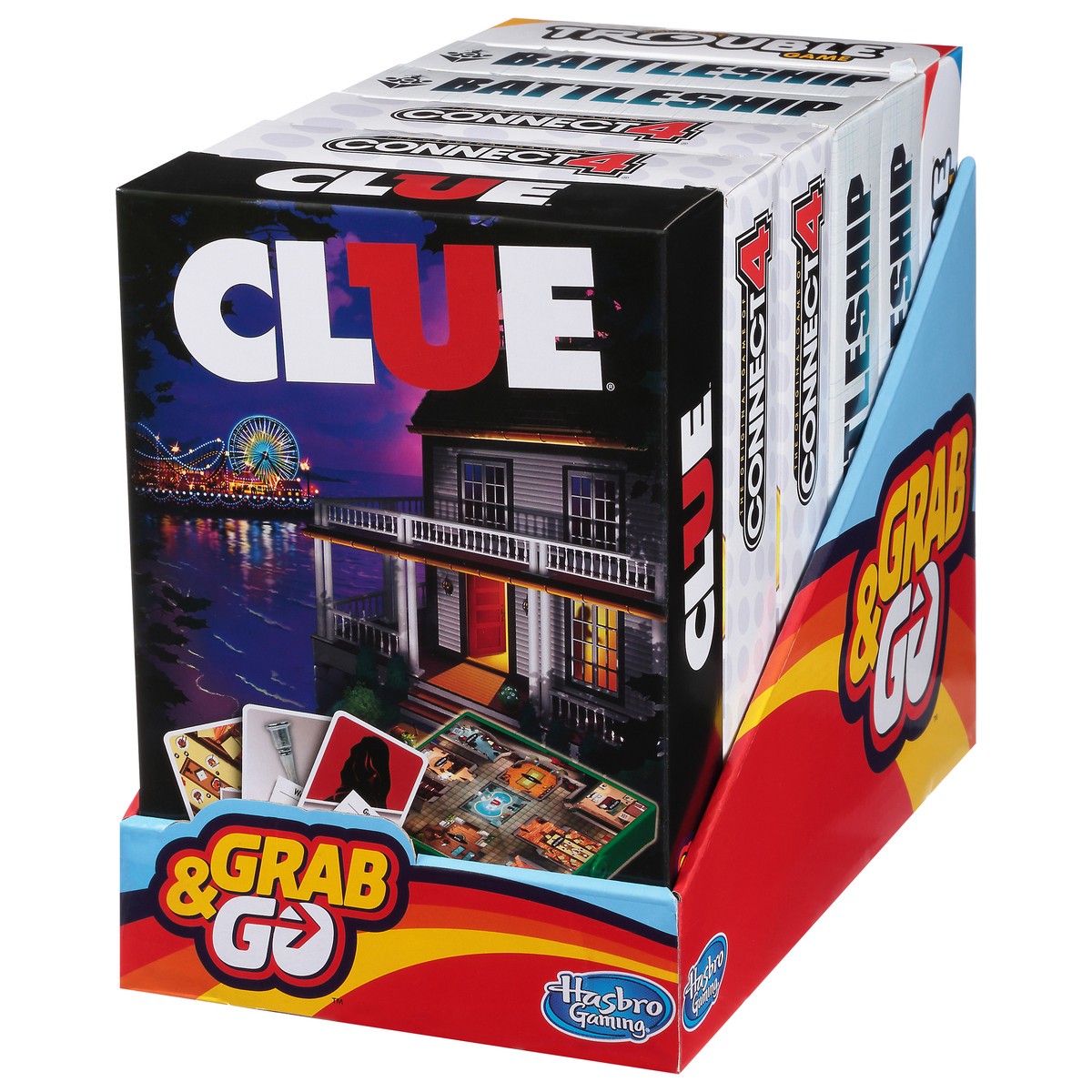 slide 4 of 9, Hasbro Gaming Grab & Go, Clue, 1 ct