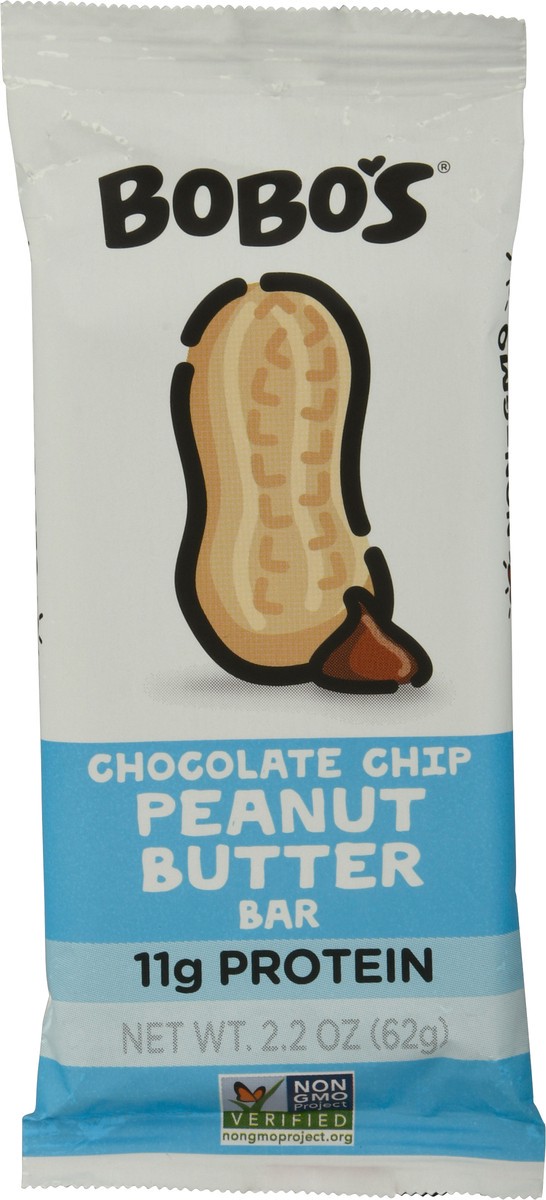 slide 6 of 9, Bobo's Chocolate Chip Bar Peanut Butter, 2.2 oz