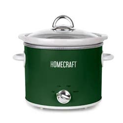 HomeCraft Slow Cooker 4 qt Hunter Green