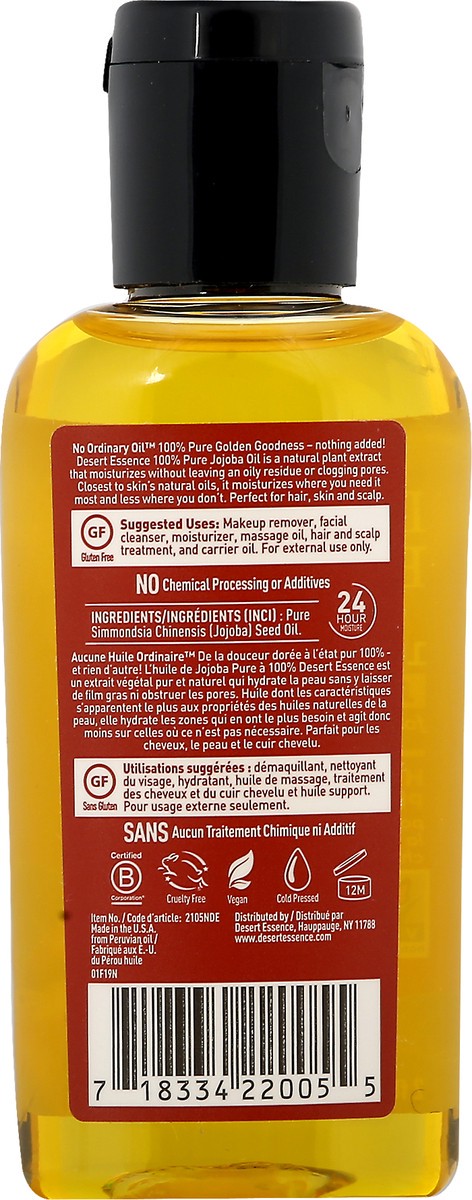 slide 5 of 12, Desert Essence 100% Pure Jojoba Oil, 2 fl oz