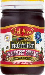 Bell-View Taste The Fruit 1st Strawberry Rhubarb Preserves - 16 oz