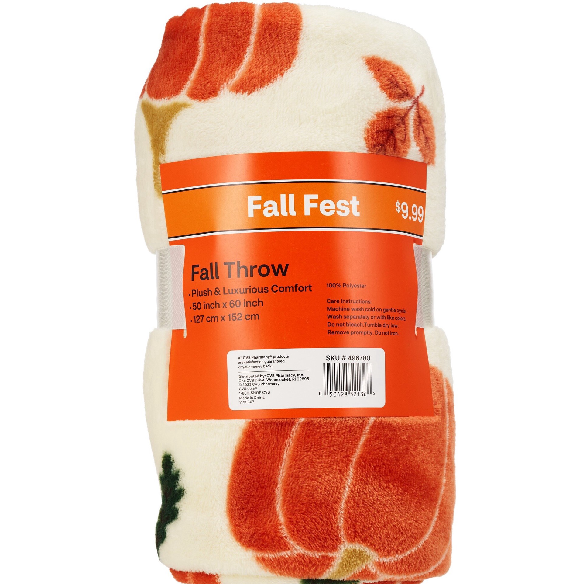 slide 1 of 1, Fall Fest Fall Throw Blanket, 1 ct