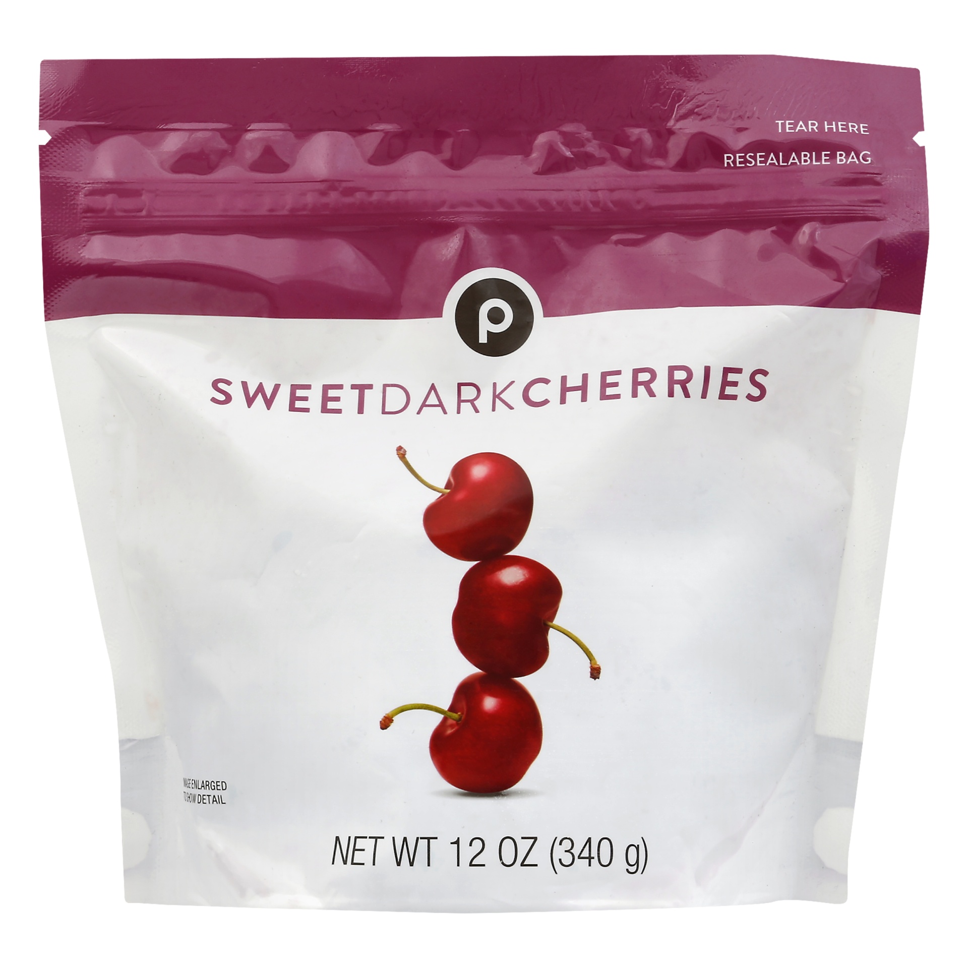 slide 1 of 1, Publix Dark Sweet Cherries, 12 oz