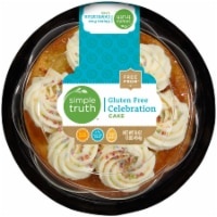 slide 1 of 1, Simple Truth Gluten Free Celebration Cake, 16 oz