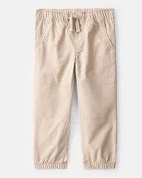 Carter's Toddler Boy Cotton Pull-On Fashion Pants - Khaki - 2T