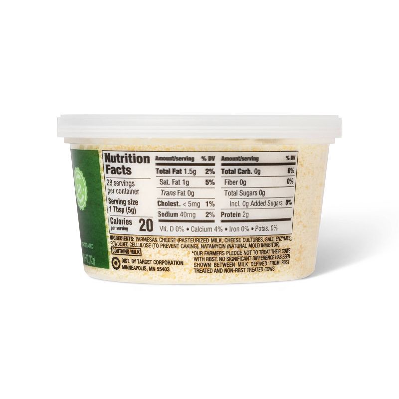 slide 2 of 4, Grated Parmesan Cheese Cup - 5oz - Good & Gather™, 5 oz