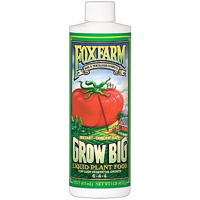 slide 1 of 1, Fox Farms Grow Big Liquid Fertilizer, 16 oz