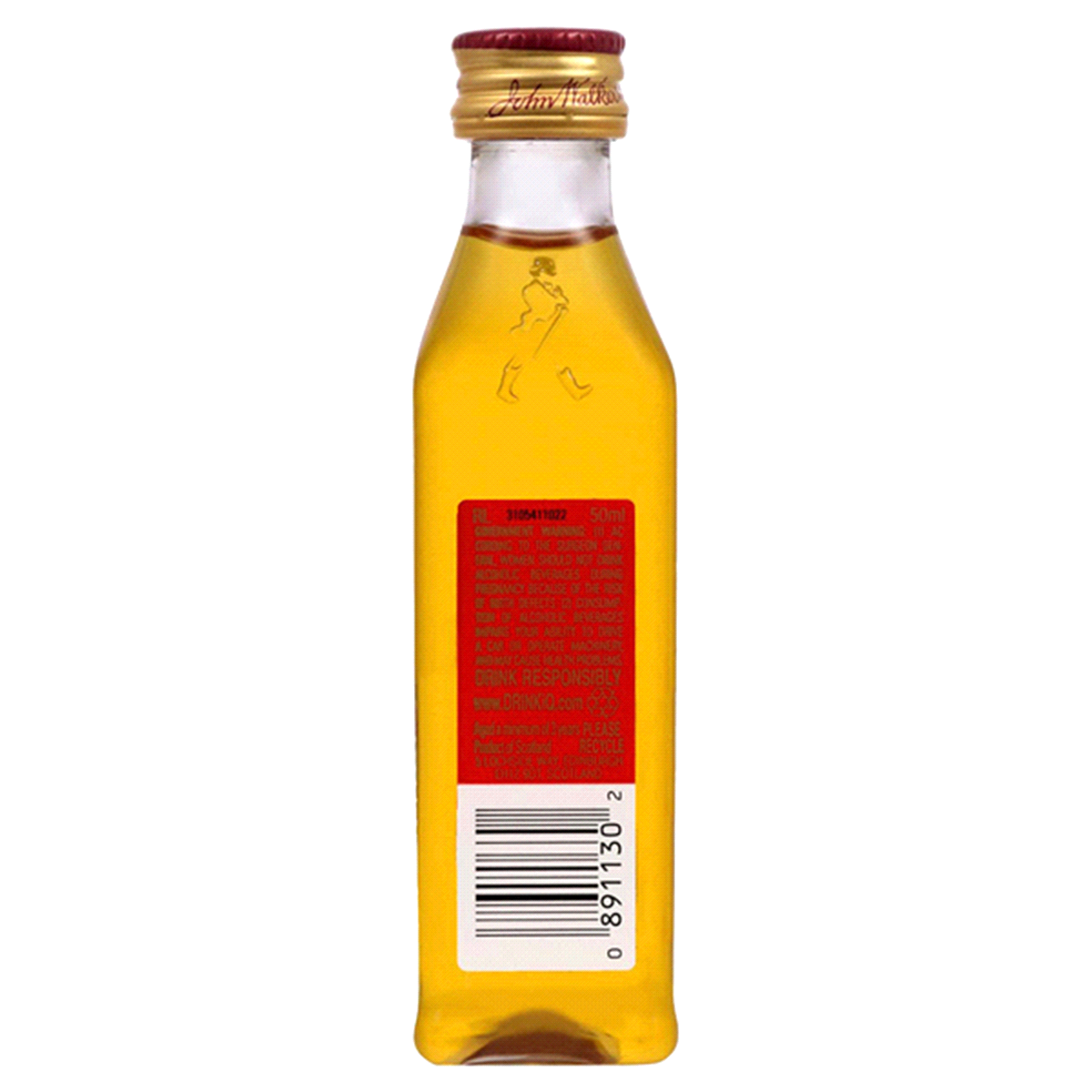 slide 2 of 5, Johnnie Walker Red Label Blended Scotch Whisky (80 PF), 50 ml