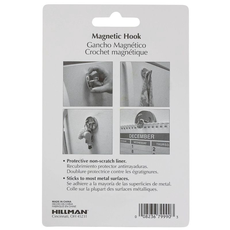 slide 4 of 4, Hillman Magnetic Hook, 1 ct