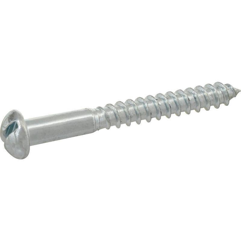slide 4 of 7, Hillman 199pc Wood Screw Kit: Steel Alloy Assortment for Hanging, Silver Hardware Fastener Set, 199 ct