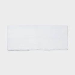24"x60" Spa Plush Bath Rug White - Threshold™