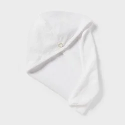 Spa Plush Hair Towel White - Threshold™