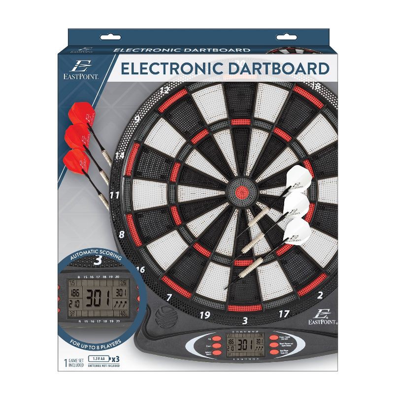 slide 5 of 5, Eastpoint Axis Electronic Dartboard, 1 ct