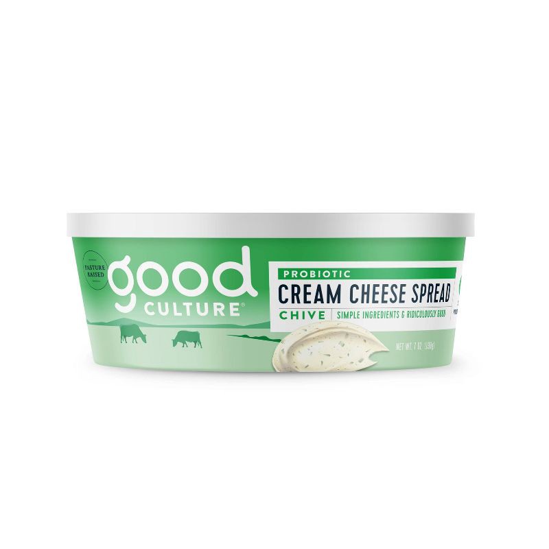 slide 1 of 6, Good Culture Pasture Raised Chive Cream Cheese - 7oz, 7 oz