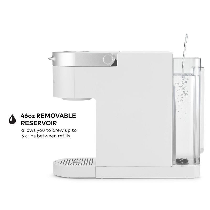 slide 8 of 19, Keurig K-Iced Plus Single-Serve Coffee Maker White: Brews Iced Coffee, Fits Travel Mug, Removable Water Reservoir, 1 ct