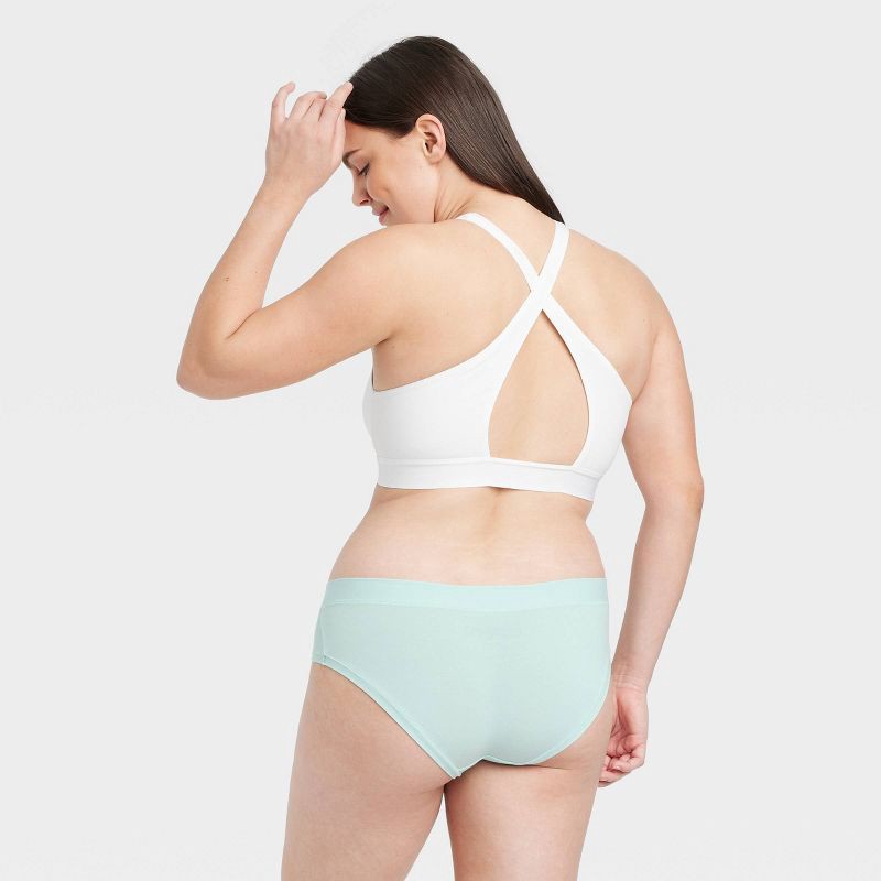 Women's Cotton Comfort Hipster Underwear - Auden™ Mint Green M