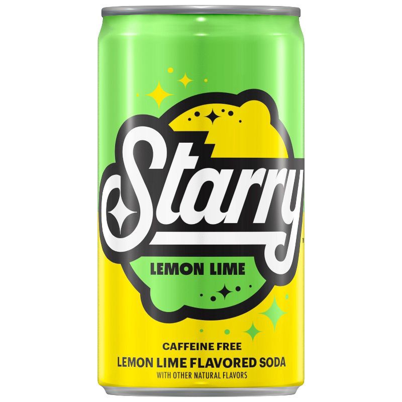 slide 3 of 6, Starry Lemon Lime Soda - 10pk/7.5 fl oz Mini Cans, 10 ct; 7.5 fl oz