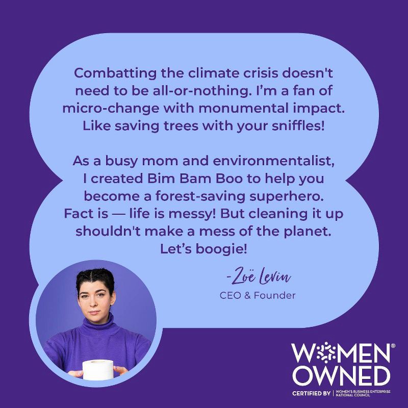 slide 7 of 8, Bim Bam Boo Tubular 3-Ply Bamboo Ultra Soft Facial Tissue - 4pk/160ct, 4 ct, 160 ct