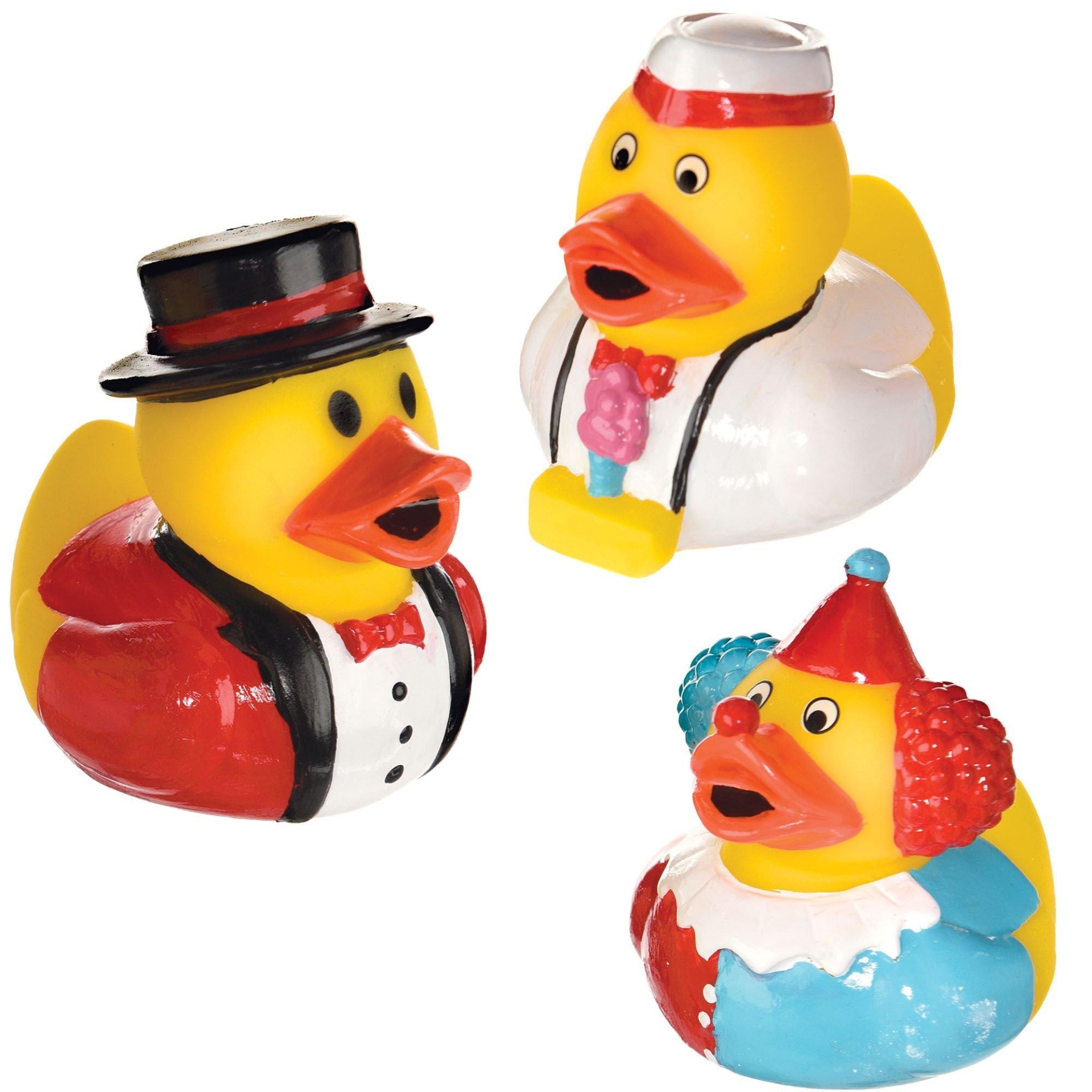 slide 1 of 1, Party City Carnival Rubber Ducks, 6 ct