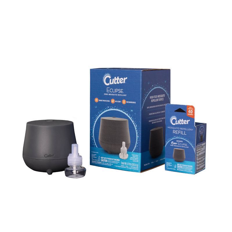 slide 13 of 14, Cutter Repellent Area Outdoor Diffuser: Electric Mosquito Control, Battery-Powered, No Assembly, 1 ct