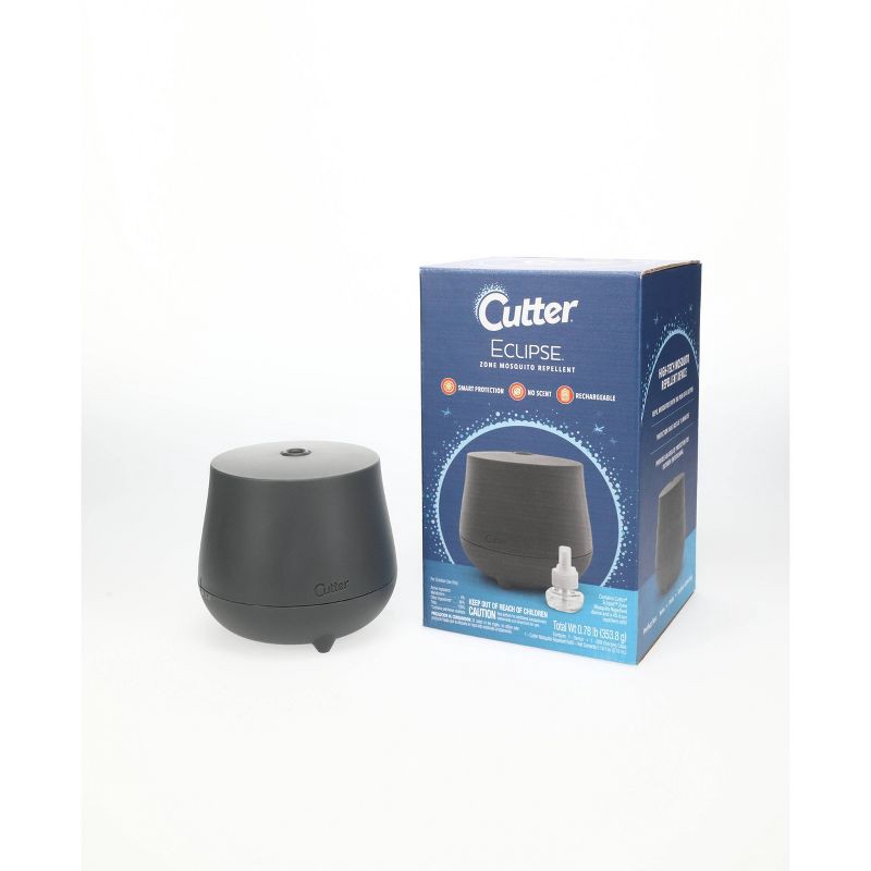 slide 5 of 14, Cutter Repellent Area Outdoor Diffuser: Electric Mosquito Control, Battery-Powered, No Assembly, 1 ct