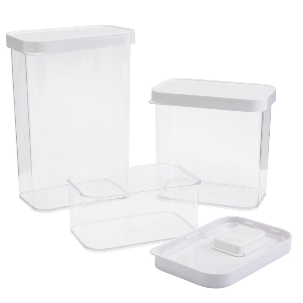 slide 1 of 1, Tabletops Unlimited Pantry Container Boxed Set - Rectangular, 6 ct