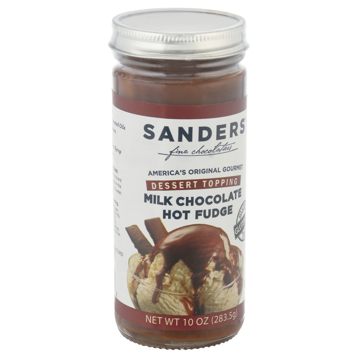 slide 2 of 9, Sanders Milk Chocolate Hot Fudge Dessert Topping 10 oz, 10 oz