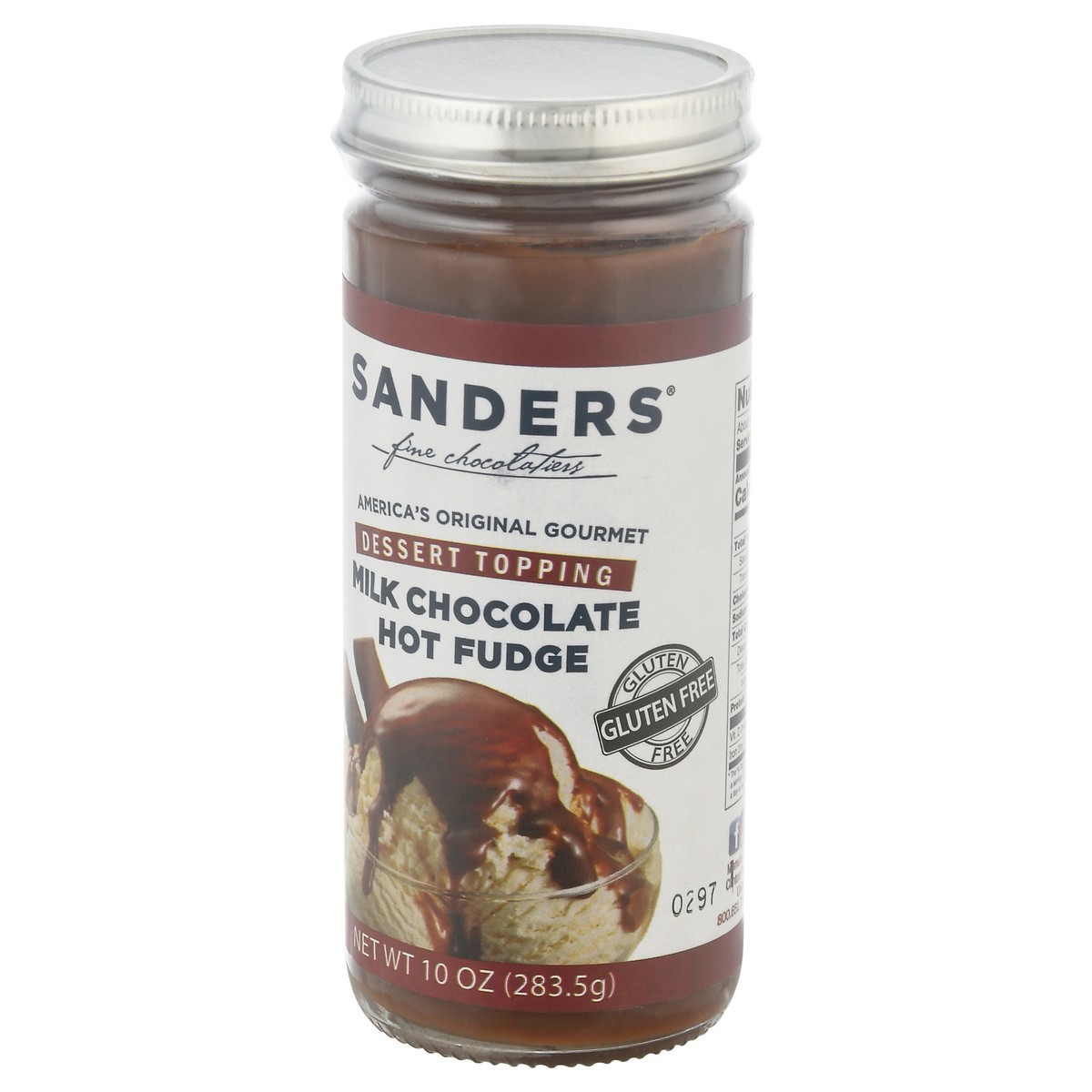 slide 3 of 9, Sanders Milk Chocolate Hot Fudge Dessert Topping 10 oz, 10 oz