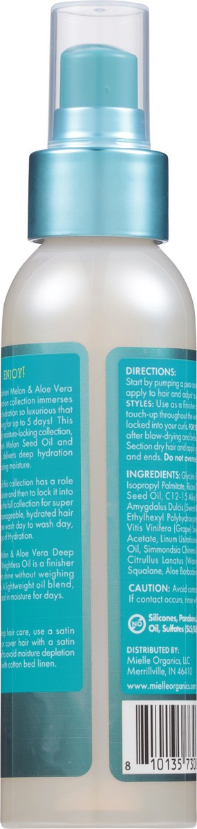 slide 8 of 13, Mielle Kalahari Melon & Aloe Vera Deep Hydration Weightless Oil, 4 Oz, 4 oz